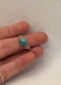Image 3 of Turquoise Rose Ring