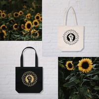 Image 1 of Sunflower Tote Bags