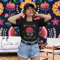 Image 2 of La Rosa, Loteria shirt, women, Latina shirt, Mexican Girl shirt, gift for her