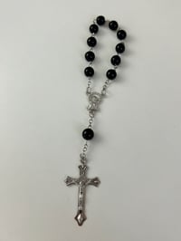 Image 1 of Black Mini Rosary