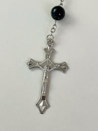 Image 3 of Black Mini Rosary