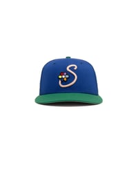 Image 1 of SAVIOR FLOWER NEW ERA 59FIFTY - BLUE GREEN 