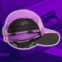 Image 2 of  Purple/Black NORTH FACE 5 panel hat (2/2)