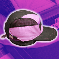 Image 4 of Purple/Black NORTH FACE 5 panel hat (1/2)