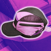 Image 2 of Purple/Black NORTH FACE 5 panel hat (1/2)