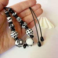Image 6 of Black and White Necklace