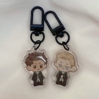 Image 1 of Hogwarts Legacy - Sebastian and Ominis keychain