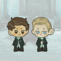 Image 2 of Hogwarts Legacy - Sebastian and Ominis keychain