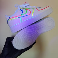 Image 1 of NEON AF1 GLOW THEME COLOUR