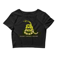 Image 1 of Don't Tread On Me - Women’s Crop Tee from PatriotsCo