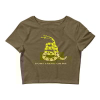 Image 2 of Don't Tread On Me - Women’s Crop Tee from PatriotsCo