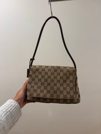 Image 1 of Vintage Gucci GG Canvas Shoulder Bag