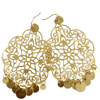 ISLA - Gold Filigree Deluxe Marrakech Disc Earrings