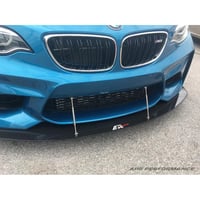 Image 2 of BMW F87 M2 Stock Bumper Front Wind Splitter 2016-2021