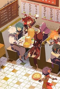 Image 2 of Dim Sum Lantern rite [GENSHIN IMPACT] 4"x6", 11"x17" Print