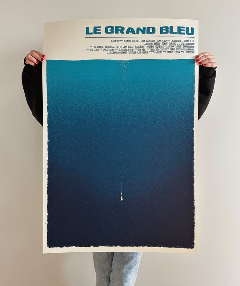 Image of "Le Grand Bleu" Screenprint