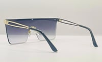 Image 3 of Rimless Gold Accent Sunglasses 