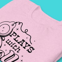 Image 4 of Plays With Dolls T-Shirt / Mustard or Pink