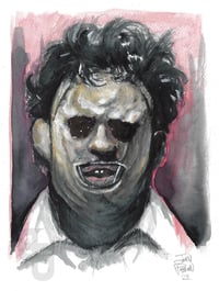 Image of Horror Icons - Leatherface and Michael Myers Original Art 