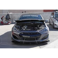 Image 2 of Hyundai Genesis Coupe Front Wind Splitter 2009-2016
