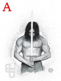 Image of Conan the Barbarian - Unused Bluray Boxset Original Art