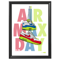 Image 2 of Sneaker Poster Air Max Day “Red” and “Royal”