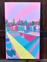 Image 3 of Trousdale Poolside (Winter) by Michael Callas