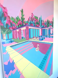 Image 2 of Trousdale Poolside (Winter) by Michael Callas