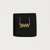 SWW Diamonte necklace gold 