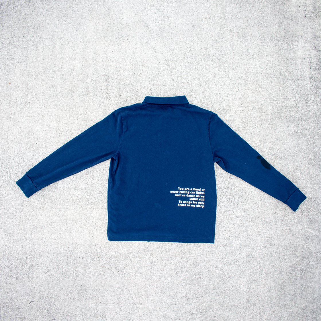 Image of Blue Collared Longsleeve (M)