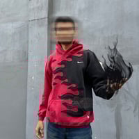 Image 5 of (L) Nike Flame Side Black Red Colorway "Zholen" 537