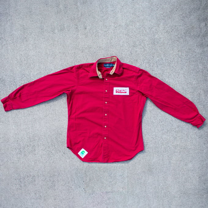 Image of Red Button Down (M)
