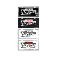 PROJECT TORQUE LICENSE PLATE