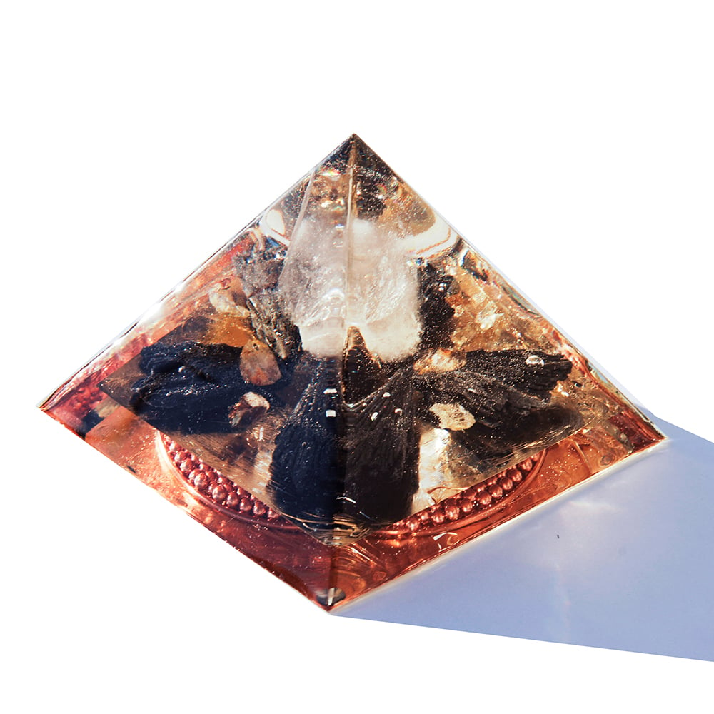 Image of Large:  Brazilian Quartz/Herkimer Diamond/Golden Mica/Black Kyanite/Gd - 9