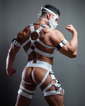 Image of SNEAKER JOCKSTRAP / WHITE