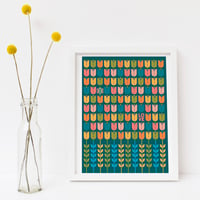 Image 7 of Bee Love Garden and Flower Lovers Art Print