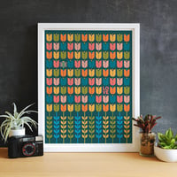 Image 9 of Bee Love Garden and Flower Lovers Art Print