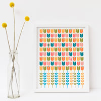 Image 13 of Bee Love Garden and Flower Lovers Art Print