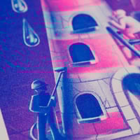 Image 2 of "GNOME HOME" A3 riso print