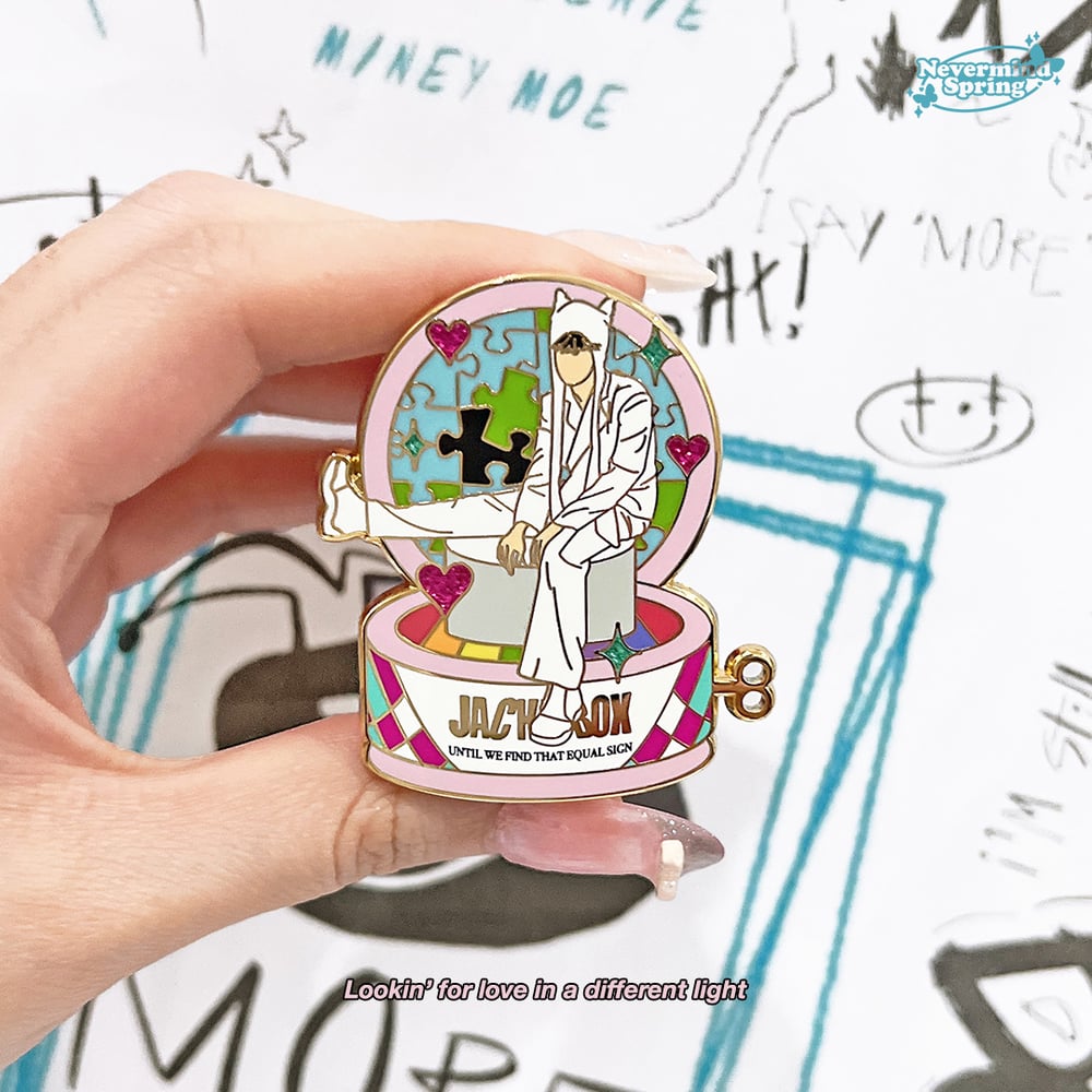 [INDIVIDUAL] Solo Music Box Enamel Pin Pt. 3 🎵