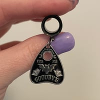 Ouija Planchette Tunnel Dangles (sizes 4g-2")