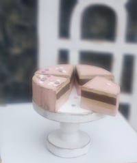 Wooden Set *cake *cake stand  pink