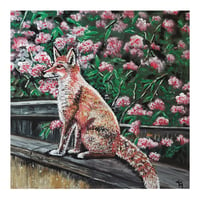 Image 1 of Fox & Blossom Greeting Card