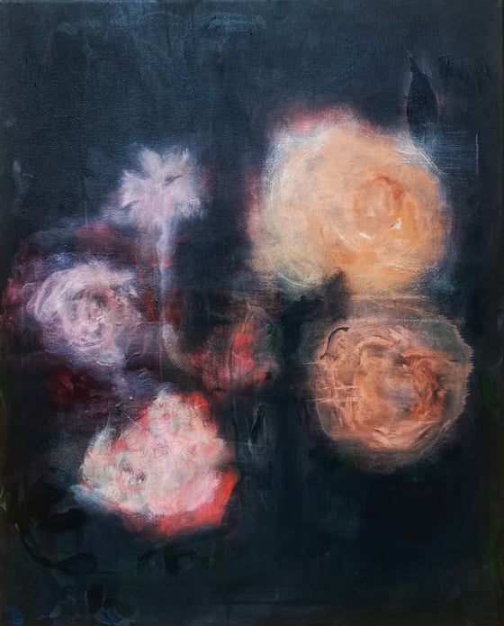 Image of Rose Blur (Original Painting)