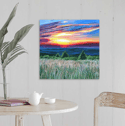 Sunset On The Ridge Canvas Print