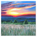 Sunset On The Ridge Canvas Print