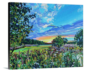 Image of Sunrise In The Valley Print