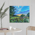 Sunrise In The Valley Print
