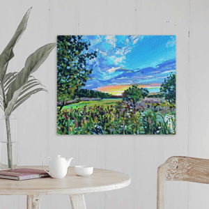 Image of Sunrise In The Valley Print