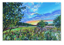 Sunrise In The Valley Print